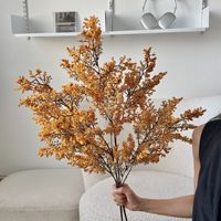 Fleurs en mousse PPS effet toucher réel, 112 cm, pour décoration de mariage, maison et centre de table