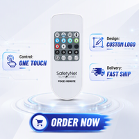 Remote Control Universal Infrared Murah, Putih, 20 Tombol, Dapat Diprogram, Tahan Air, untuk TV, DVD, STB, Hotel, Kamar Mandi