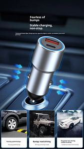 Nouveau chargeur de voiture, tête de charge super rapide, chargeur de voiture en alliage, PD20W, charge rapide, chargeur de téléphone portable, accessoires automobiles - Product Image 4