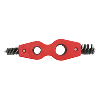 Brosse à fil pour borne de batterie en cuivre, pour débavurage de filetages, élimination de la rouille, outil manuel pour la plomberie et la réparation automobile