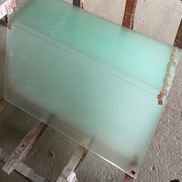 Verre de sécurité givré sablé et gravé à l'acide, trempé et robuste, de 4mm à 12mm, pour l'extérieur des hôpitaux, prix usine
