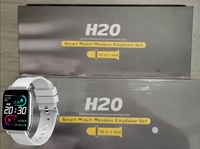 Reloj Inteligente Digital H20 7 Straps UK8 con Monitor de Actividad Física, Calendario y Brújula, Set de Regalo con Auriculares
