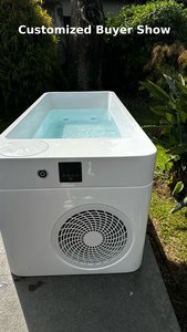 Control de aplicación Wifi de fábrica, todo en uno, inmersión fría, bañera de hielo acrílica, piscina, piscina fría, Piscina de inmersión con filtro enfriador, cubierta aislada - Product Image 6