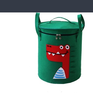 Lavabile cartone animato bambini feltro <span class=keywords><strong>cesto</strong></span> organizzatori di biancheria vari secchio per bambini feltro <span class=keywords><strong>cesto</strong></span> di stoccaggio per bambini frutta - Product Image 2