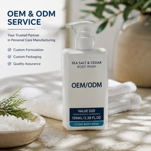 Gel de Ducha OEM/ODM con Sal Marina y Cedro, Ingredientes Botánicos Suaves, Control de Grasa, Refrescante, Fácil de Enjuagar, Hidratante, 100 ml - Product Image 2