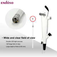 Endoscope vidéo portatif Endoso en promotion, canal de travail flexible de 2,8 mm, bronchoscope ORL avec caméra à fibre optique