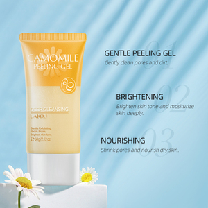 LAIKOU 60g Camomile <b>Body</b> Gel <b>Scrub</b> Deep Cleaning Face Skin Peeling Exfoliator for Adults OBM Supply - Product Image 3