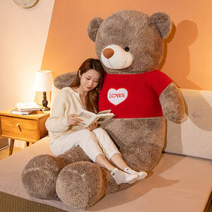 Gros Ours Poupée Teddy Câlin Ruban Mignon Petite Amie Présent Jouet En Peluche - Product Image 4