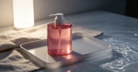 Gel Douche Hydratant Infusé à la Fleur de Cerisier avec des Ingrédients Végétaux pour l'Hydratation, le Soin des Pores et la Réduction de l'Excès de Sébum