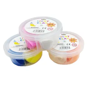 Popular item NON TOXIC safety 2 colors each 15g light clay bouncing putty bouncing clay