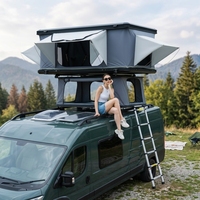 Tente de toit rigide de haute qualité pour camping en plein air, boîte de toit de voiture en aluminium, toile imperméable quatre saisons