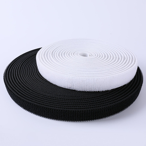 Cao cấp đàn hồi may-on un-naooed vòng băng đen trắng chống cháy thân thiện với môi Nylon móc vòng lặp cho quần áo buộc - Product Image 3