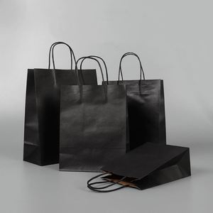 Sacs shopping en papier personnalisés avec logo de marque, emballage cadeau de luxe pour vêtements d'affaires, avec poignée - Product Image 4