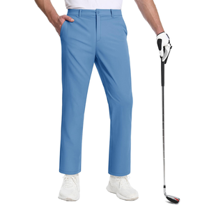 Pantaloni da Golf Lunghi da Uomo con Logo Personalizzato, Casual a Vita Media, Modello Dritto con Servizio OEM SS0426 HHJ - Product Image 2