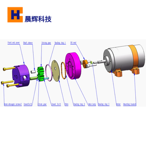 Bomba Dosificadora de Aceite y Agua en Miniatura, Fabricada en China, Flujo de 2.5L/Min, Motor de 30W DC24V, Bomba Dosificadora de Fluidos MPD025 - Product Image 4