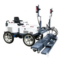Niveleuse laser autopropulsée pour béton, machine de nivellement laser pour sols en béton, pour utilisation sur chantier
