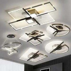 현대 천장 조명 샹들리에 램프 비품 조명 장식 아크릴 침실 거실 120W Led 스마트 홈 천장 조명