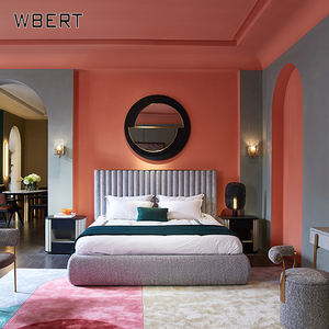 WBERT Armoire latérale italienne de luxe en bois massif Rangement simple et moderne pour chambre d'hôtel Style MDF - Product Image 4