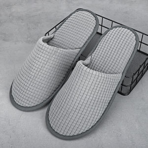 SPA Guest pantofole riutilizzabili in pile polare Unisex pantofole Spa per camera d'albergo festa di nozze viaggio - Product Image 1
