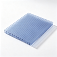 Plaque en polycarbonate gaufré anti-âge à longue durée de vie pour abri de voiture