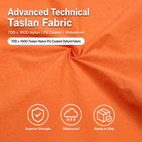 Tissu en nylon imperméable, résistant à l'abrasion et aux UV, 70Dx160D, pour sacs de plein air, tentes de camping et chaussures