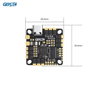 Système de contrôle de vol GEPRC GEP-TAKER G4 35A AIO G473 en métal 170 MHz 2~4S pour drone FPV <span class=keywords><strong>Freestyle</strong></span> RC - Product Image 3