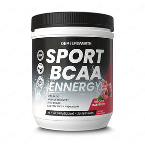 <span class=keywords><strong>BCAA</strong></span> 2:1:1 in Polvere per Adulti, Alta Purezza, Aminoacidi in Bulk, Energizzante, Basso Contenuto Calorico, Bottiglia da 345g, Certificato GMP e HACCP - Product Image 1