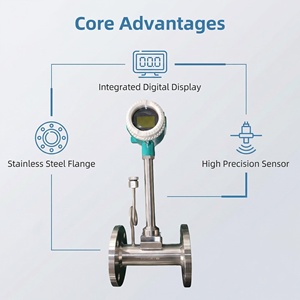 Hochpräziser Digitaler Vortex-Durchflussmesser OEM Anpassbar für <span class=keywords><strong>Gas</strong></span>/Luft/Flüssigkeit/Wasser mit Temperatur- und Druckkompensation - Product Image 6