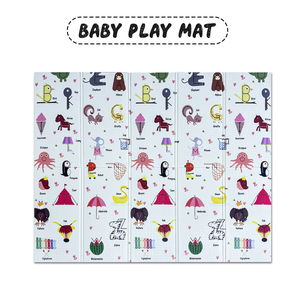 Tapis de jeu pour bébé imperméable, réversible, pliable en XPE, tapis de jeu sportif et tapis de sol pour une utilisation sûre à l'intérieur et pour les zones de jeu - Product Image 5