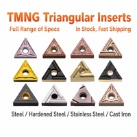 Plaquette en carbure TNMG160408, insert de tournage triangulaire à 60 degrés en carbure de tungstène pour la coupe de l'acier inoxydable sur tour CNC