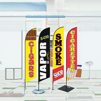 Poteau télescopique publicitaire Fuguide modèle LZW personnalisé, portable, pour plage et extérieur, avec impression double face motif goutte d'eau et plume