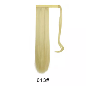 Virgin Remy Ponytail Hair Extensions Natural <b>Black</b> Double Drawn <b>Wrap</b> Around Ponytail Human Hair Thick End Easy Wear For Women - Product Image 5