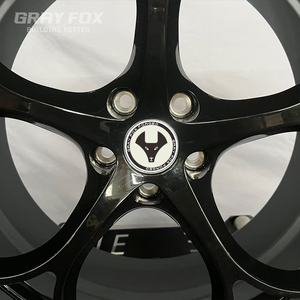 GRAY <span class=keywords><strong>FOX</strong></span> Custom Black Mono block 17-22 Zoll 5 X120/112/113.4 Für Alfa Romeo Giulia Giulietta <span class=keywords><strong>2012</strong></span> Gta Alloy Forged Wheels - Product Image 6