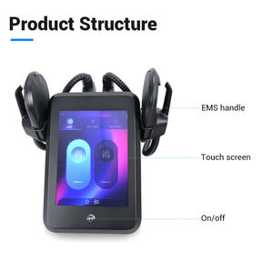 Портативный стимулятор мышц <span class=keywords><strong>EMS</strong></span> 2 в 1 с большим сенсорным экраном на 8 языках - Product Image 5