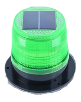 Lumière stroboscopique magnétique de véhicule de voiture solaire rouge bleu clignotant lampe à LED pour la sécurité routière