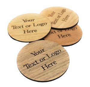 Posavasos de madera de Acacia personalizado para mesa, posavasos moderno de lujo, venta al por mayor, novedad - Product Image 1