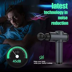 Pistolet de massage musculaire portable sans balais avec écran LED, 30 niveaux de vitesse, 6 têtes de massage, batterie 1500 mAh - Massage profond des tissus pour tout le corps - Product Image 4