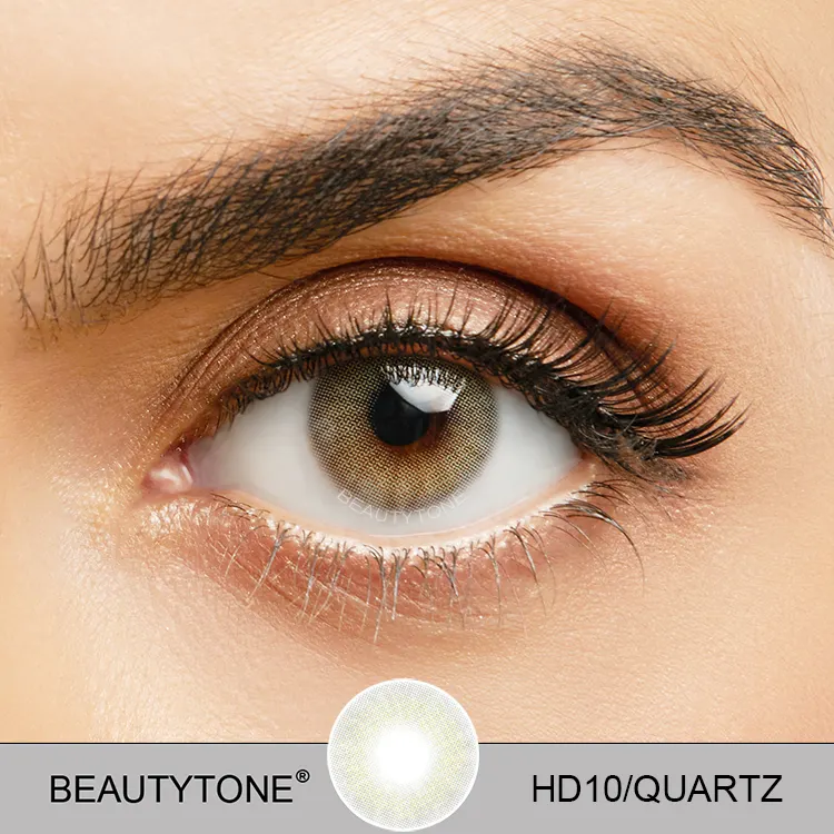 HOT BeautyTone HD Quartz 1 year colored eye contact lenses wholesale super natural beautiful style color contact lens