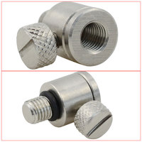 Hirisi Karpfenangeln Schnellwechsel-Verbinder für Rod Pod Bank Sticks Buzzer Bars Edelstahl