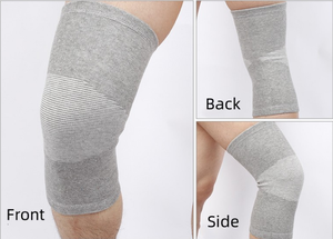 Genouillère Premium en Bambou Charbon Élastique à Compression pour Protection - Product Image 3