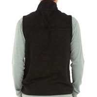 Blouson Bomber Sportif Écologique Sans Manches de Haute Qualité pour la Vente en Gros, Vêtement de Sport Entièrement Zippé à Col Montant en Tissu Peigné avec Fermeture Éclair Printanière