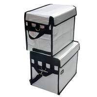 Glacière isotherme pliable en cuir de qualité supérieure, grande capacité, pour transport de vaccins VIP, avec isolation sous vide et plusieurs tailles