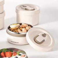 Boîte à lunch isolée personnalisée en acier inoxydable sans BPA Boîte à bento adaptée au micro-ondes pour les écoliers Matière plastique adaptée à la cuisine