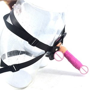 FAAK Realistic <b>Dildo</b> Lesbian Sex Toys Harness Strap on <b>Dildo</b> Anal Penis with Belt Sex Toy Anal Pants for Male - Product Image 3