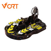 Vortkart Go-Kart Eléctrico de Alta Velocidad para Adultos y Adolescentes, Go-Kart Comercial de Alquiler, Karting Resistente para Pistas de Carreras Interiores