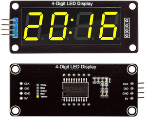 Pantalla LED M1637 de 0.56 Pulgadas, Tubo Digital de 7 Segmentos, Reloj de 4 Dígitos, Pantallas Dobles - Product Image 4