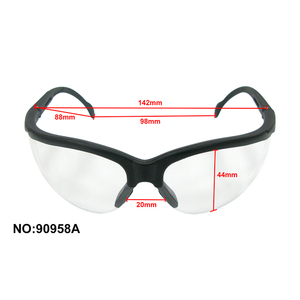 Gafas de seguridad de lentes de policarbonato con clasificación balística de ajuste ajustable Protección ocular láser cómoda - Product Image 5