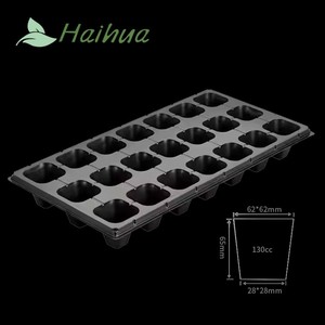 Plateau de semis en <span class=keywords><strong>PVC</strong></span> biodégradable pour serre agricole plateau de pépinière en plastique réutilisable pour les cultures de fleurs de plantes - Product Image 2