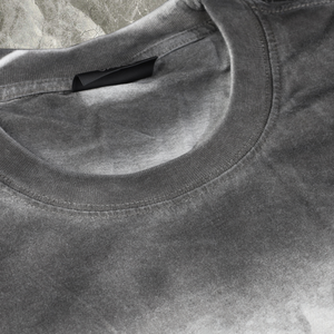 Sudadera de Algodón Lavada al Ácido para Hombre, Estilo Urbano, Manga Larga, Cuello Redondo, al por Mayor - Product Image 4