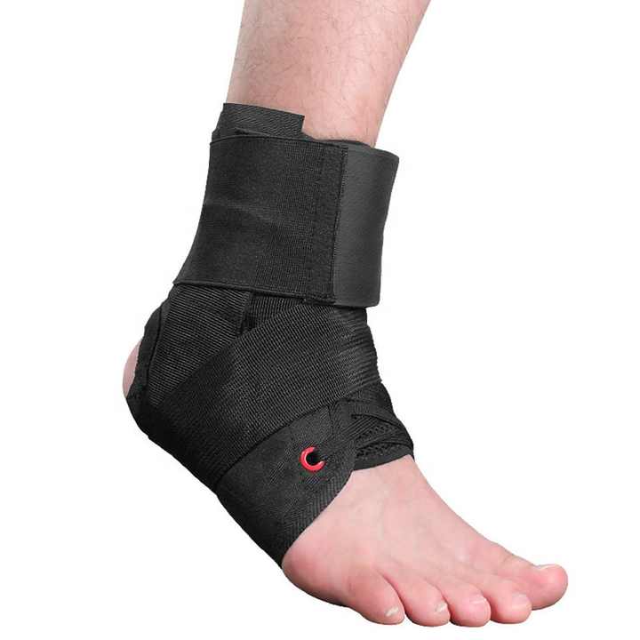 Adjustable Lace up Ankle Brace Ankle Foot Orthosis Support for Sport